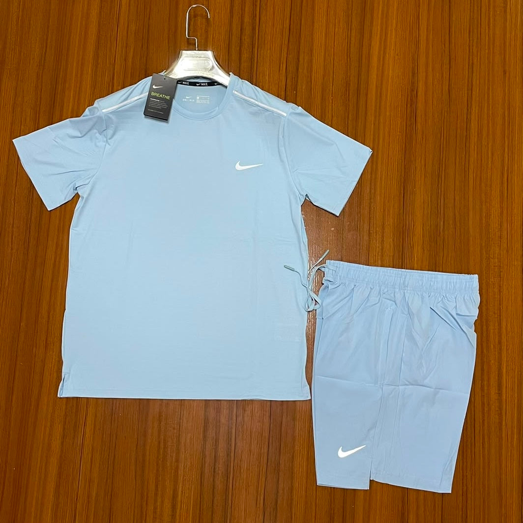 Ensemble Nike running bleu ciel