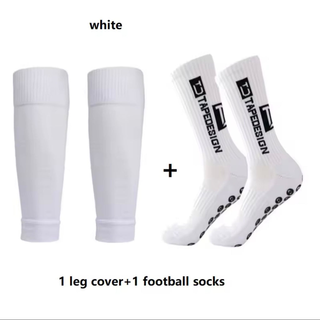 Chaussettes antidérapantes + bas coupé