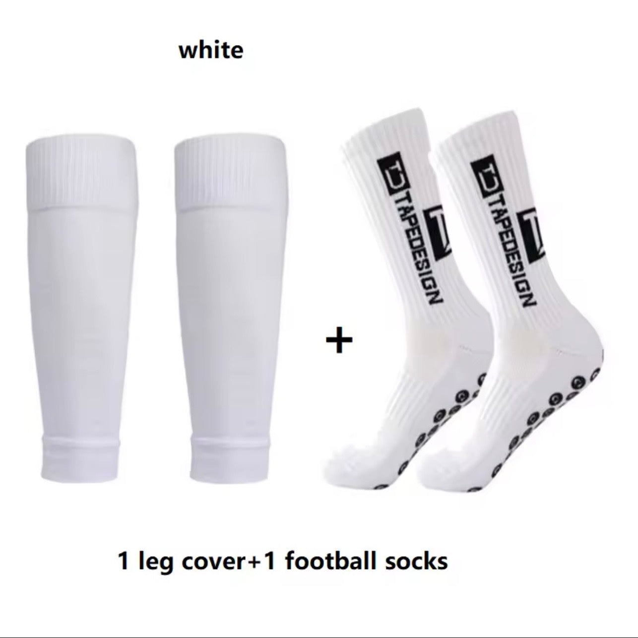 Chaussettes antidérapantes + bas coupé