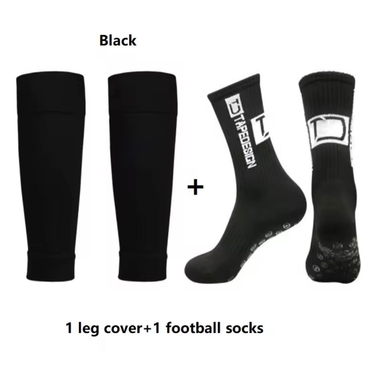 Chaussettes antidérapantes + bas coupé