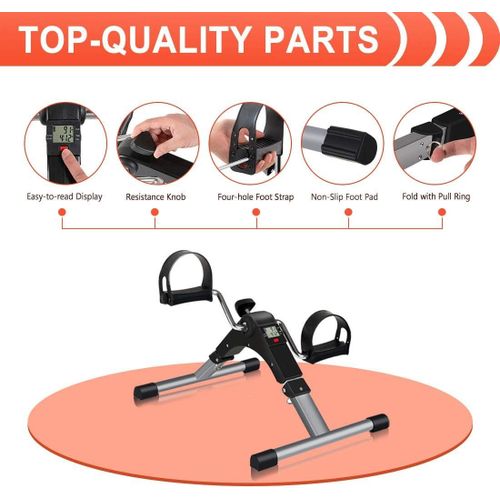 Pédalier d'exercice pliable, Mini vélo d'exercice
