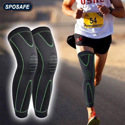 Genouillère longue élastique avec Compression, 1 pièce